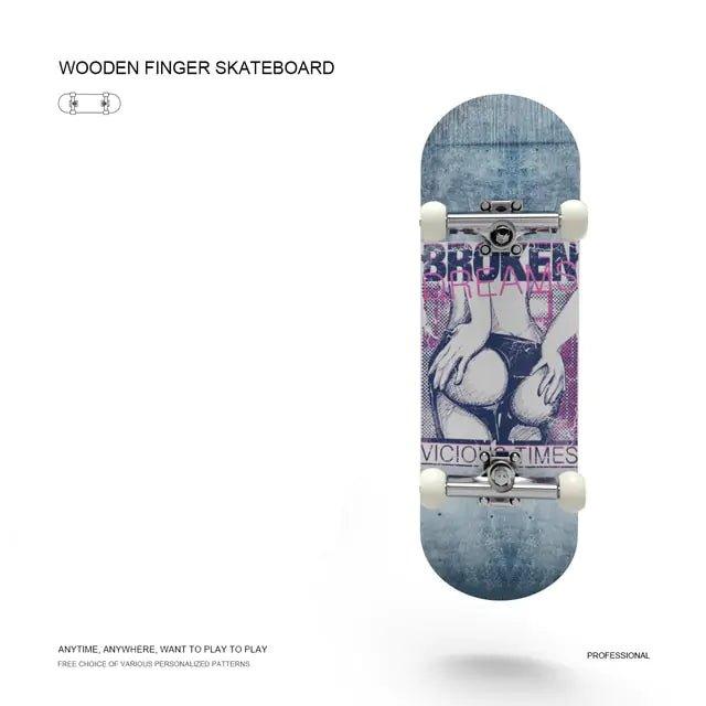 Wooden Finger Skateboards DIY Skate Park Tech Parts