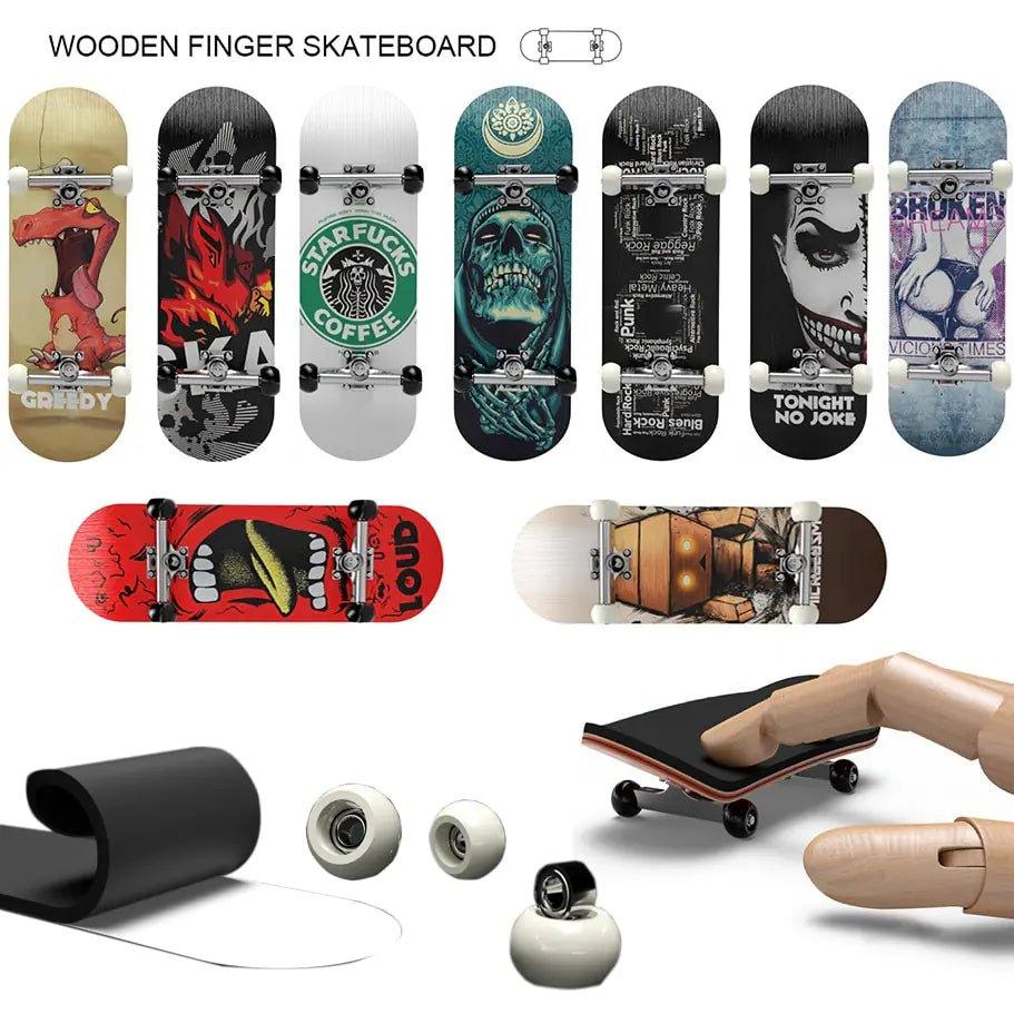 Wooden Finger Skateboards DIY Skate Park Tech Parts