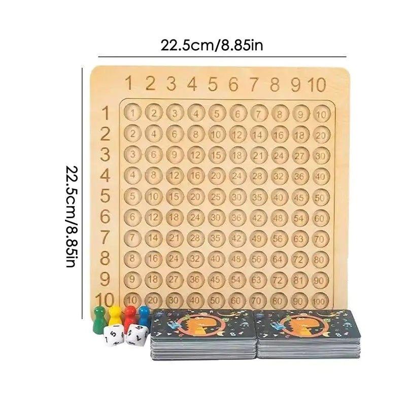 Wooden Montessori Math Board