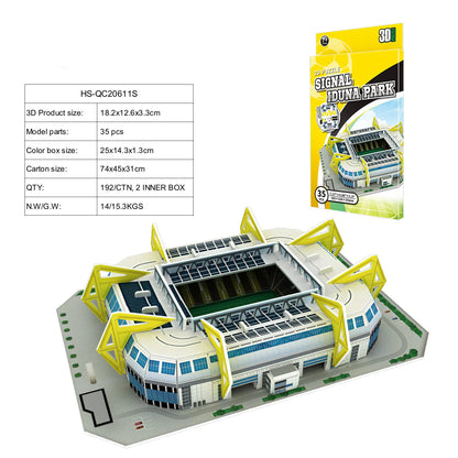 3D Puzzle Football Field Model