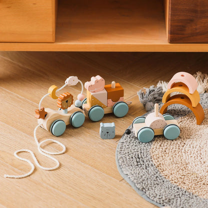 Wooden Montessori Puzzle Toy - Engaging, Educational, and Eco-Friendly Playtime - Home Kartz