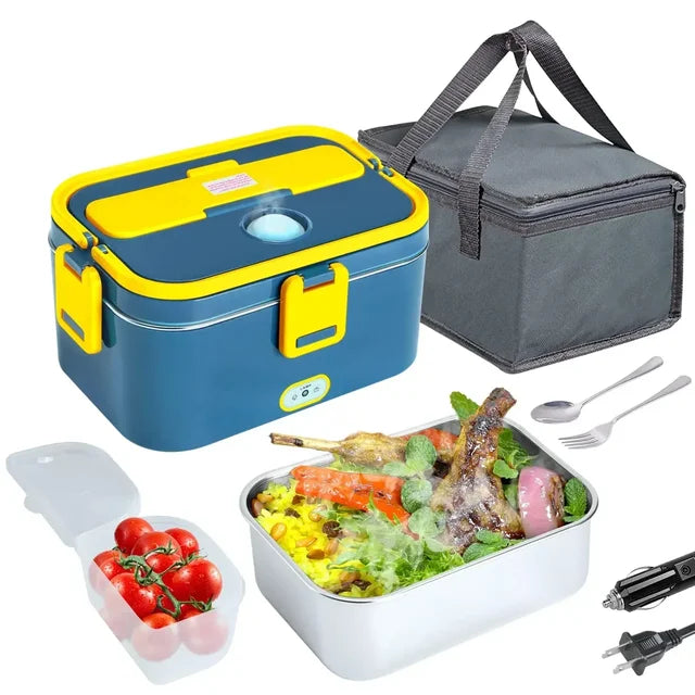 Electric Lunch Box: 3-in-1 Heated Meal Solution for Cars, Trucks, Office and Home Use - Home Kartz