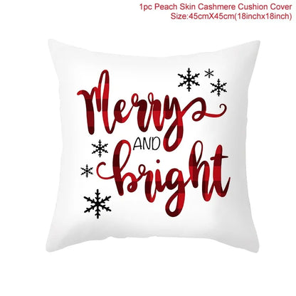 Cozy Up with Our Festive Cartoon Christmas Pillow Cover 🎄✨