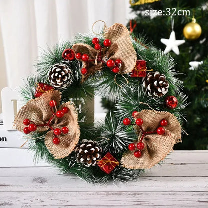 Festive Christmas Wreath Door Garlands – Add Holiday Cheer to Your Door