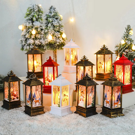 Illuminate Your Home with Christmas Lantern Light – Warm Festive LED Holiday Décor