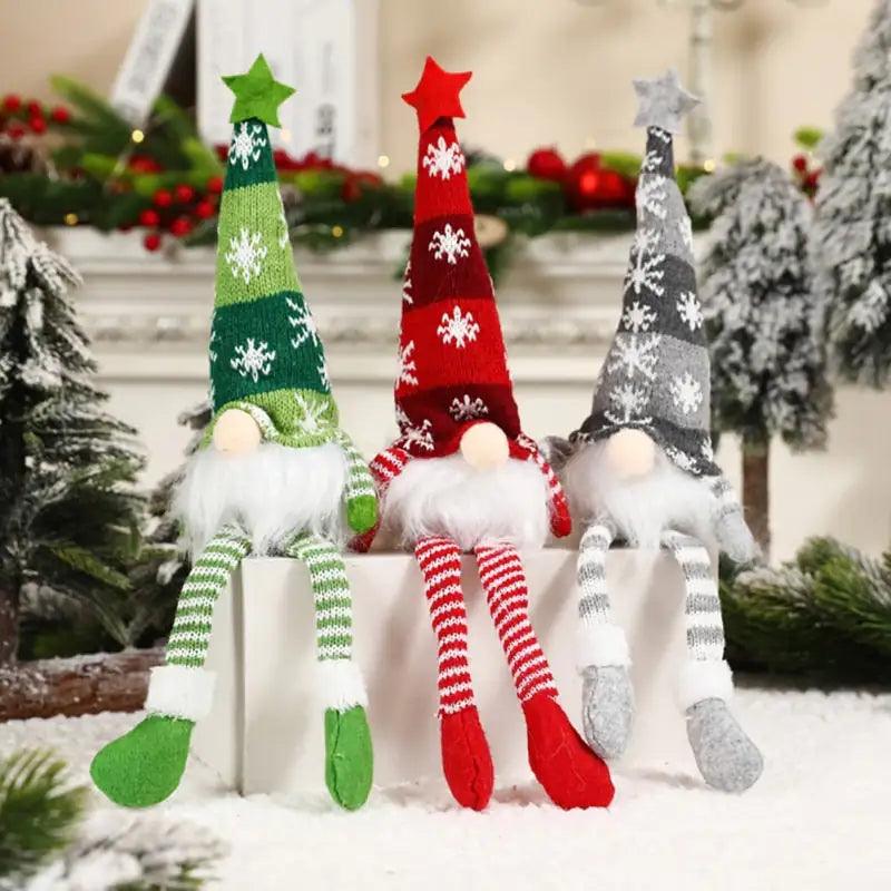 Spread Holiday Cheer with the Glowing Gnome Christmas Faceless Doll – Festive and Whimsical Decor!