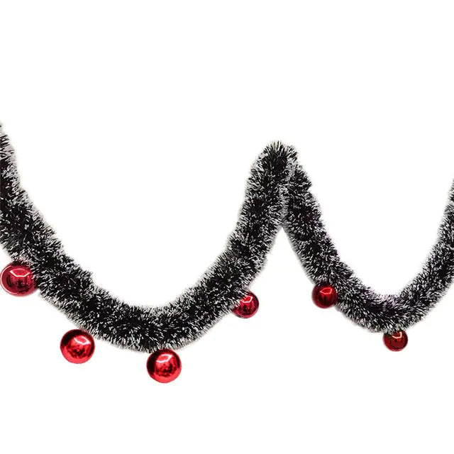 Christmas Garland for Holiday Décor | Elegant, Durable, and Festive | 2m Strip with Bowknot & Ball Design Options