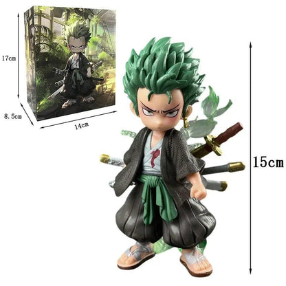 Zoro One - Piece Action Figure PVC Anime Model Collection Toy